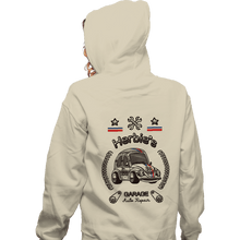 Load image into Gallery viewer, Shirts Zippered Hoodies, Unisex / Small / White Herbie&#39;s Garage Auto Repair
