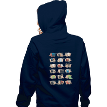 Load image into Gallery viewer, Shirts Pullover Hoodies, Unisex / Small / Navy Pig Movies
