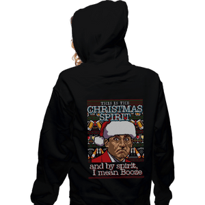 Shirts Zippered Hoodies, Unisex / Small / Black Christmas Spirit