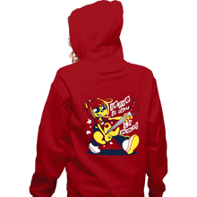 Load image into Gallery viewer, Secret_Shirts Zippered Hoodies, Unisex / Small / Red Jammer Lammy
