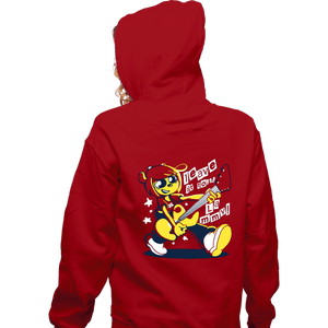 Secret_Shirts Zippered Hoodies, Unisex / Small / Red Jammer Lammy