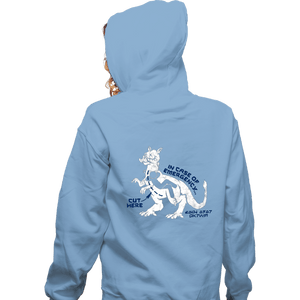 Daily_Deal_Shirts Zippered Hoodies, Unisex / Small / Royal Blue Icy Emergency