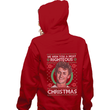 Load image into Gallery viewer, Shirts Pullover Hoodies, Unisex / Small / Red Righteous Christmas
