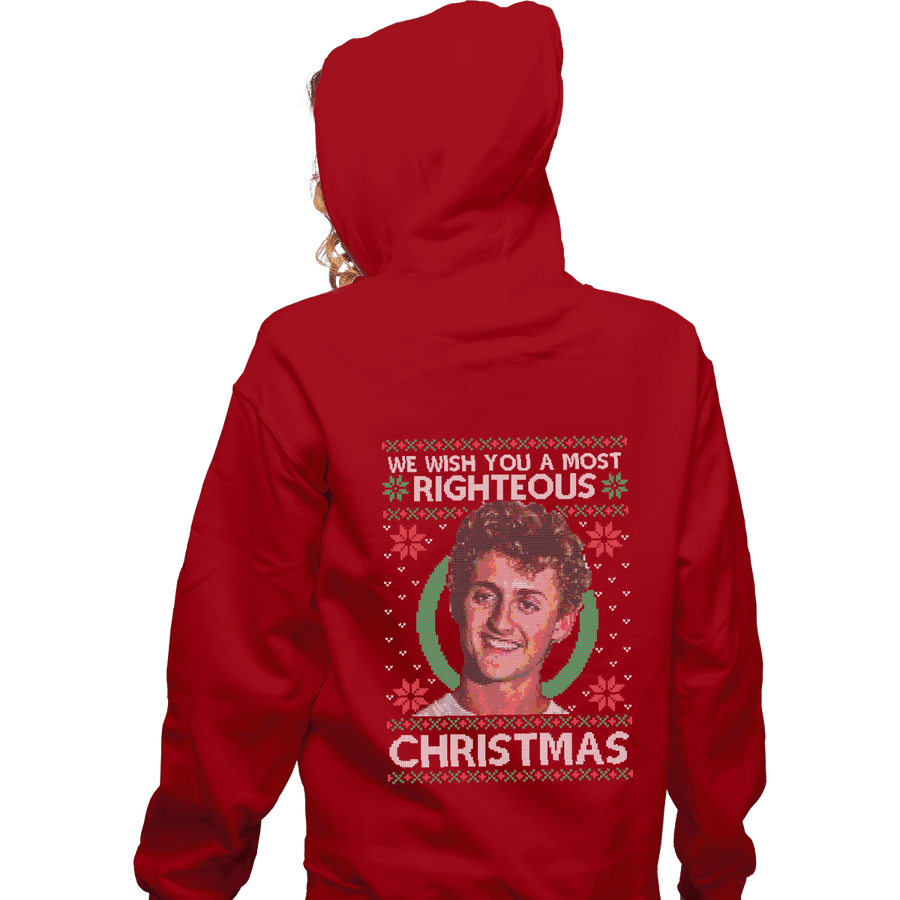 Shirts Pullover Hoodies, Unisex / Small / Red Righteous Christmas