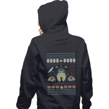 Load image into Gallery viewer, Shirts Zippered Hoodies, Unisex / Small / Dark Heather A Very Ghibli Xmas
