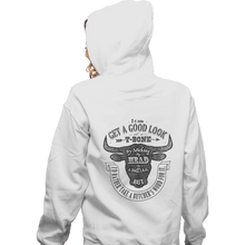Load image into Gallery viewer, Shirts Zippered Hoodies, Unisex / Small / White T-Bone

