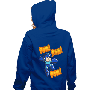 Shirts Zippered Hoodies, Unisex / Small / Royal Blue Pew Pew Pew