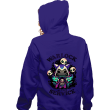 Load image into Gallery viewer, Daily_Deal_Shirts Zippered Hoodies, Unisex / Small / Violet Warlock&#39;s Call
