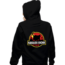 Load image into Gallery viewer, Secret_Shirts Zippered Hoodies, Unisex / Small / Black Chonk
