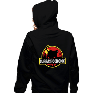 Secret_Shirts Zippered Hoodies, Unisex / Small / Black Chonk