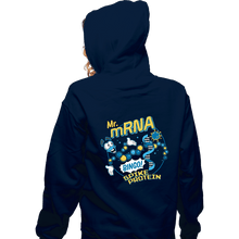 Load image into Gallery viewer, Shirts Zippered Hoodies, Unisex / Small / Navy Mr mRNA

