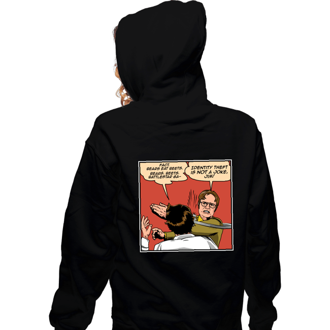 Shirts Zippered Hoodies, Unisex / Small / Black Identity Slap
