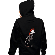 Load image into Gallery viewer, Secret_Shirts Zippered Hoodies, Unisex / Small / Black Wanna Play?
