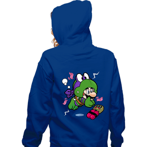 Shirts Zippered Hoodies, Unisex / Small / Royal Blue Super Donny Suit