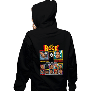 Shirts Zippered Hoodies, Unisex / Small / Black The Rock Fighter