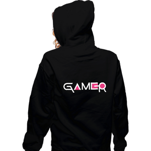 Secret_Shirts Zippered Hoodies, Unisex / Small / Black Squid Gamer