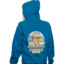 Load image into Gallery viewer, Shirts Zippered Hoodies, Unisex / Small / Royal Blue Thunder Kittens
