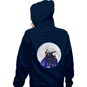Shirts Zippered Hoodies, Unisex / Small / Navy Clara And The Doctor