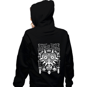 Shirts Zippered Hoodies, Unisex / Small / Black The Legend Of Termina Banner
