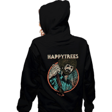 Load image into Gallery viewer, Daily_Deal_Shirts Zippered Hoodies, Unisex / Small / Black Happytrees
