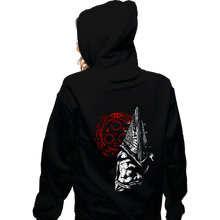 Load image into Gallery viewer, Secret_Shirts Zippered Hoodies, Unisex / Small / Black Pyramidhead
