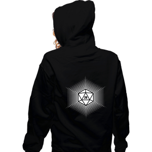 Shirts Zippered Hoodies, Unisex / Small / Black Shining Dice