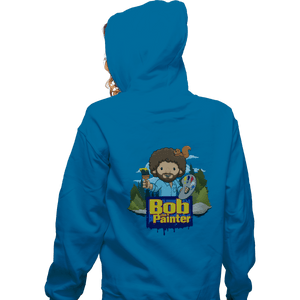 Shirts Zippered Hoodies, Unisex / Small / Royal blue Bob The Painter