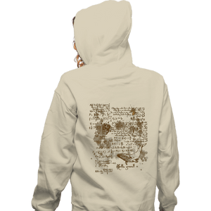 Secret_Shirts Zippered Hoodies, Unisex / Small / White Hello Ground