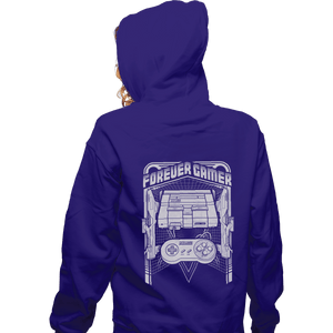 Shirts Zippered Hoodies, Unisex / Small / Violet Forever Gamer