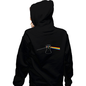 Shirts Zippered Hoodies, Unisex / Small / Black Dark Side Of Infinity