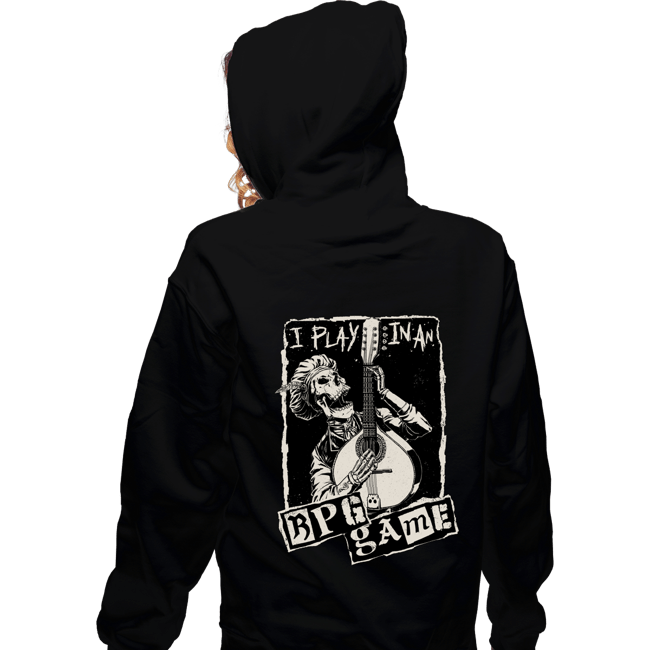 Secret_Shirts Zippered Hoodies, Unisex / Small / Black I Play In A Band