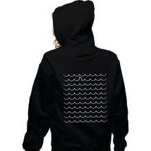 Load image into Gallery viewer, Shirts Zippered Hoodies, Unisex / Small / Black Shark Wave
