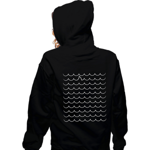 Shirts Zippered Hoodies, Unisex / Small / Black Shark Wave