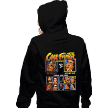 Load image into Gallery viewer, Secret_Shirts Zippered Hoodies, Unisex / Small / Black Cage  Fighter
