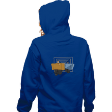Load image into Gallery viewer, Shirts Zippered Hoodies, Unisex / Small / Royal Blue Kirk Loves It
