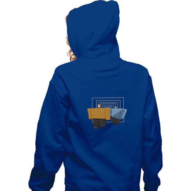 Shirts Zippered Hoodies, Unisex / Small / Royal Blue Kirk Loves It
