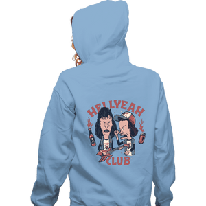 Daily_Deal_Shirts Zippered Hoodies, Unisex / Small / Royal Blue Hellyeah Club