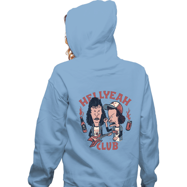Daily_Deal_Shirts Zippered Hoodies, Unisex / Small / Royal Blue Hellyeah Club