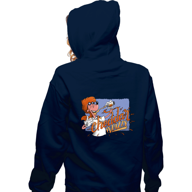 Secret_Shirts Zippered Hoodies, Unisex / Small / Navy Chedda Whizzy