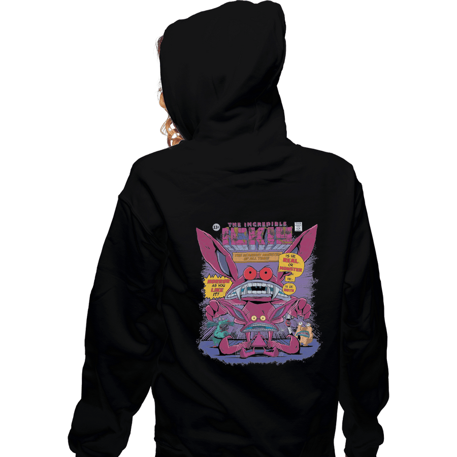 Shirts Zippered Hoodies, Unisex / Small / Black Real Monster