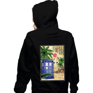 Daily_Deal_Shirts Zippered Hoodies, Unisex / Small / Black TARDIS In Egypt