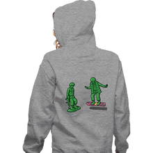 Load image into Gallery viewer, Shirts Zippered Hoodies, Unisex / Small / Sports Grey Back Toy The Future
