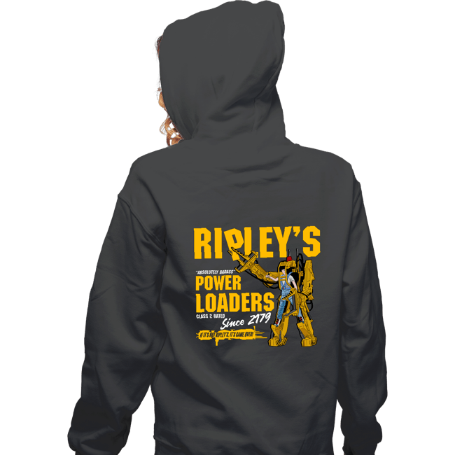 Secret_Shirts Zippered Hoodies, Unisex / Small / Dark Heather Ripley's Power Loaders