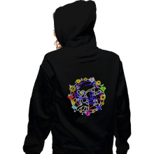 Load image into Gallery viewer, Secret_Shirts Zippered Hoodies, Unisex / Small / Black Sonic Neon

