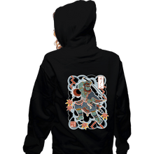 Load image into Gallery viewer, Daily_Deal_Shirts Zippered Hoodies, Unisex / Small / Black Irezumi Ganon
