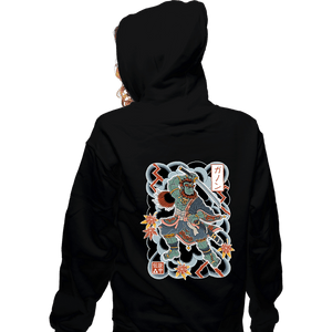 Daily_Deal_Shirts Zippered Hoodies, Unisex / Small / Black Irezumi Ganon