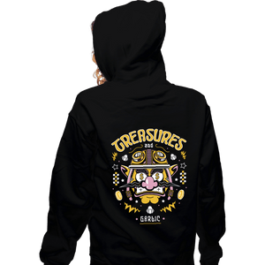 Shirts Zippered Hoodies, Unisex / Small / Black Treasures And Garlic