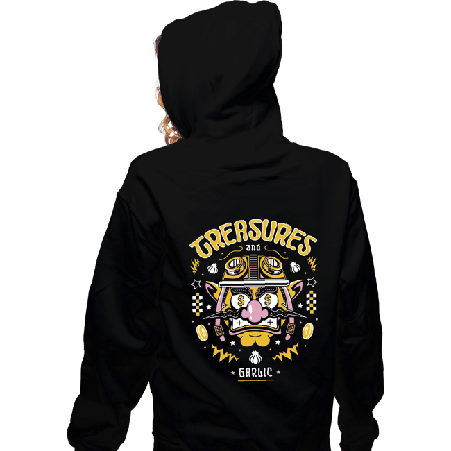Shirts Zippered Hoodies, Unisex / Small / Black Treasures And Garlic
