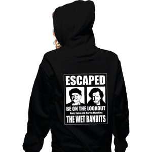 Secret_Shirts Zippered Hoodies, Unisex / Small / Black The Wet Bandits Have Escaped