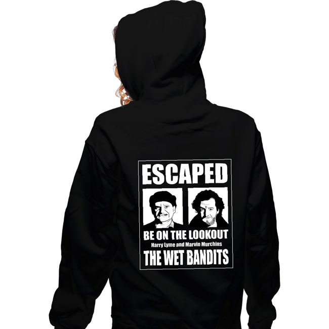 Secret_Shirts Zippered Hoodies, Unisex / Small / Black The Wet Bandits Have Escaped